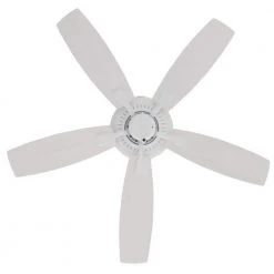Hampton Bay Gazebo II 42 in. White Smart Hubspace Ceiling Fan with Remote -Hampton Bay Shop white hampton bay ceiling fans without lights yg187 wh hs 77 1000