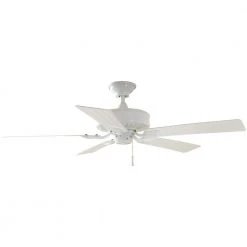 Hampton Bay Barrow Island 52 in. Indoor/Outdoor White Ceiling fan -Hampton Bay Shop white hampton bay ceiling fans without lights yg529 wh 40 1000