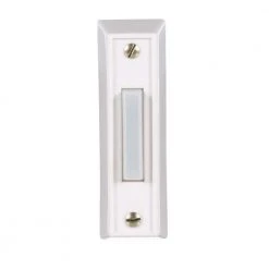 Hampton Bay Wired LED Illuminated Doorbell Push Button, White 9 Hampton Bay Wired LED Illuminated Doorbell Push Button, White -Hampton Bay Shop white hampton bay doorbell buttons hb 315 1 00 1d 1000