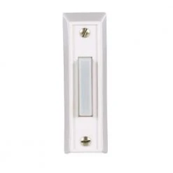 Hampton Bay Wired LED Illuminated Doorbell Push Button, White 8 Hampton Bay Wired LED Illuminated Doorbell Push Button, White -Hampton Bay Shop white hampton bay doorbell buttons hb 315 1 00 a0 1000