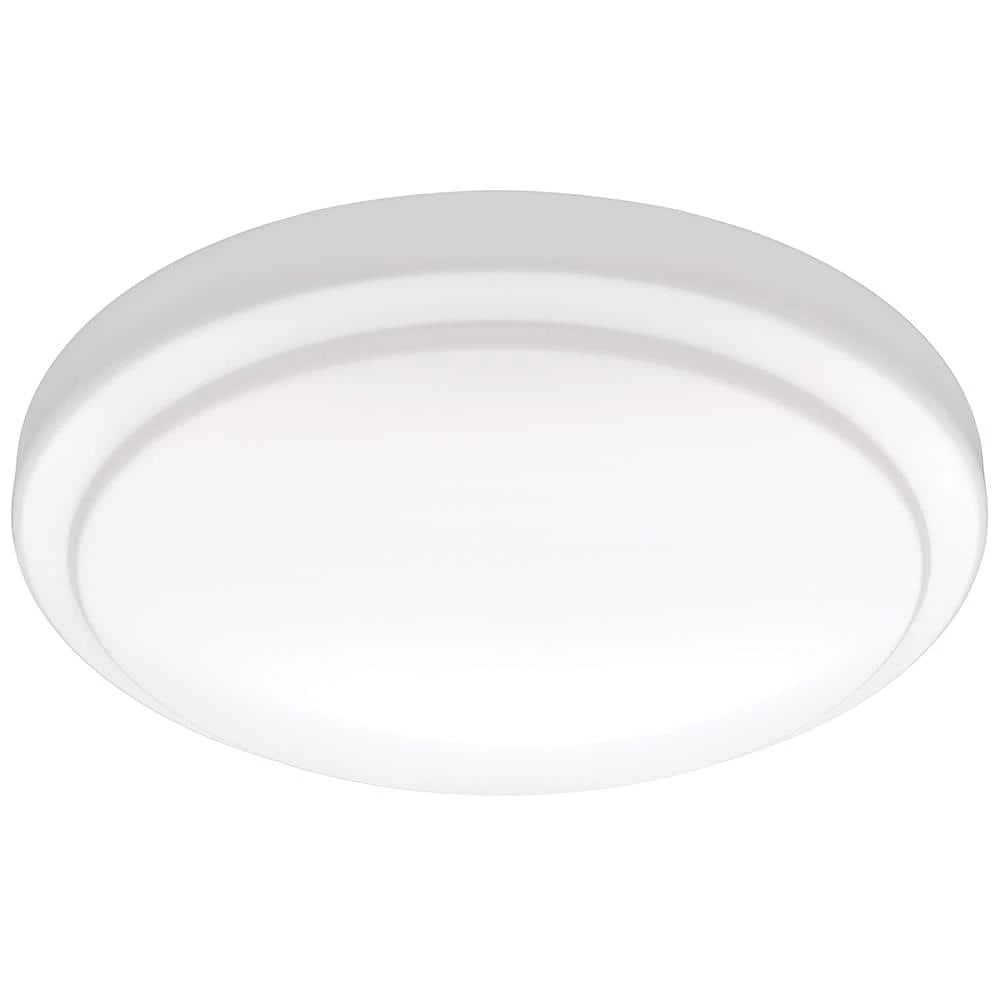 Hampton Bay 12 in. Round LED Flush Mount Light Pantry Laundry Closet Light 1000 Lumens Dimmable 4000K Bright White 2 Hampton Bay 12 in. Round LED Flush Mount Light Pantry Laundry Closet Light 1000 Lumens Dimmable 4000K Bright White - Image 2