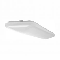 Hampton Bay 49 in. x 10 in Rectangular Light Fixture LED Flush Mount 3000 Lumen Smooth Acrylic Lens Kitchen Light Laundry Room Light -Hampton Bay Shop white hampton bay flush mount lights 54644141 66 1000