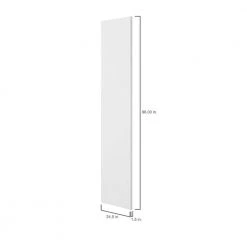 Hampton Bay Designer Series 1.5x96x24.5 in. Refrigerator End Panel in White -Hampton Bay Shop white hampton bay kitchen cabinet end panels trec196 wh 40 1000