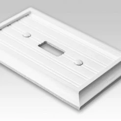 Hampton Bay Cottage 1 Gang Duplex Composite Wall Plate - White -Hampton Bay Shop white hampton bay outlet wall plates 279dwhb 44 1000