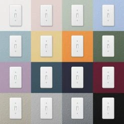 Hampton Bay Declan 2 Gang Rocker Steel Wall Plate - White -Hampton Bay Shop white hampton bay rocker light switch plates 935rrwhb 66 1000