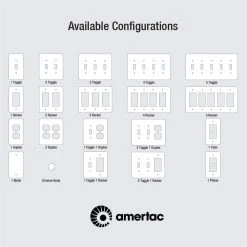 Hampton Bay Ascher 1 Gang Toggle Steel Wall Plate - White 20 Hampton Bay Ascher 1 Gang Toggle Steel Wall Plate - White -Hampton Bay Shop white hampton bay toggle light switch plates 149twhb c3 1000