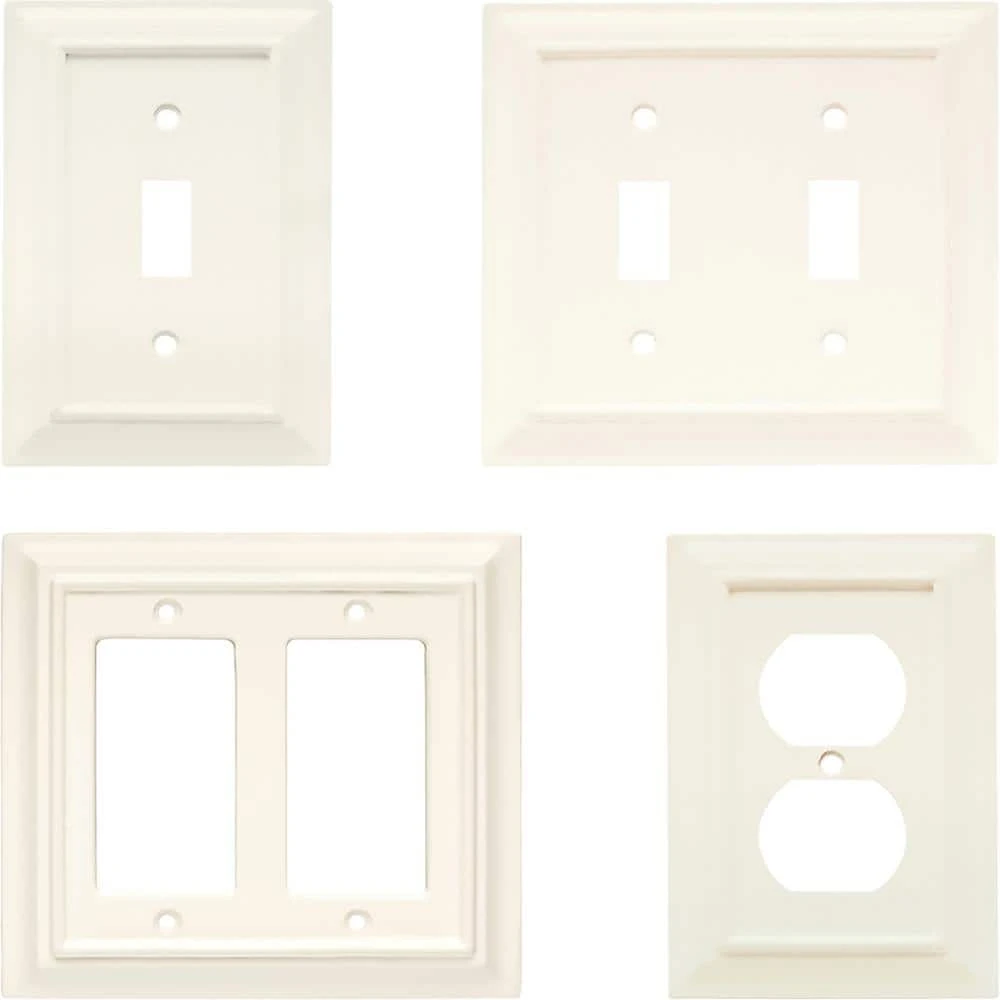 Hampton Bay White 2-Gang Toggle Wall Plate (1-Pack) 4 Hampton Bay White 2-Gang Toggle Wall Plate (1-Pack) - Image 4