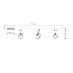Hampton Bay 4 ft. 3-Light White Integrated LED Linear Track Lighting Kit with Round Back Heads 13 Hampton Bay 4 ft. 3-Light White Integrated LED Linear Track Lighting Kit with Round Back Heads -Hampton Bay Shop white hampton bay track lighting kits 804629 d4 1000