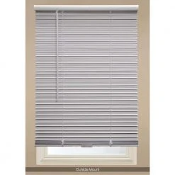 Hampton Bay White Cordless Blackout 1 in. Vinyl Mini Blind for Window or Door - 47 in. W x 48 in. L 15 Hampton Bay White Cordless Blackout 1 in. Vinyl Mini Blind for Window or Door - 47 in. W x 48 in. L -Hampton Bay Shop white hampton bay vinyl mini blinds 10793478353323 66 1000