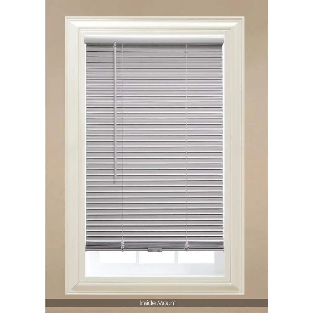 Hampton Bay White Cordless Blackout 1 in. Vinyl Mini Blind for Window or Door - 47 in. W x 48 in. L 7 Hampton Bay White Cordless Blackout 1 in. Vinyl Mini Blind for Window or Door - 47 in. W x 48 in. L - Image 7