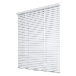 Hampton Bay White Cordless Blackout 1 in. Vinyl Mini Blind for Window or Door - 47 in. W x 48 in. L 17 Hampton Bay White Cordless Blackout 1 in. Vinyl Mini Blind for Window or Door - 47 in. W x 48 in. L -Hampton Bay Shop white hampton bay vinyl mini blinds 10793478353323 c3 1000