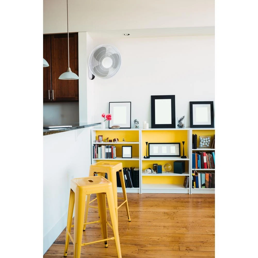 Hampton Bay 16 in. Indoor Wall Mount Fan with Remote 4 Hampton Bay 16 in. Indoor Wall Mount Fan with Remote - Image 4