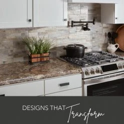 Hampton Bay Wilsonart 6 ft. Laminate Countertop Kit Included in Textured Winter Carnival Granite with Full Wrap Ogee Edge -Hampton Bay Shop winter carnival granite hampton bay laminate countertops 12337kt06n1874 76 1000