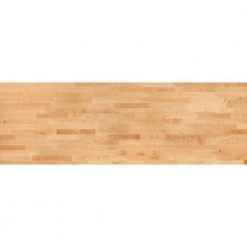Hampton Bay 4 ft. L x 25 in. D Finished Engineered Birch Solid Wood Butcher Block Countertop