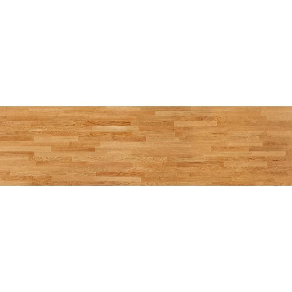 Hampton Bay 4 ft. L x 25 in. D Finished Engineered Oak Solid Wood Butcher Block Countertop 2 Hampton Bay 4 ft. L x 25 in. D Finished Engineered Oak Solid Wood Butcher Block Countertop - Image 2